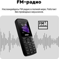 Кнопочный телефон Inoi 240 Modern 4G (черный) - Превью изображения №6 — Интернет-магазин ПроЗаказ