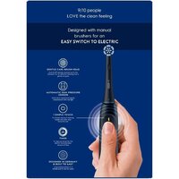 Электрическая зубная щетка Oral-B iO2 Electric Toothbrush with Travel Case (Night Black) - Превью изображения №12 — Интернет-магазин ПроЗаказ