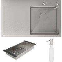 Кухонная мойка Roxen Vespa 560230-70R сатин (с коландером и дозатором) - Превью изображения №9 — Интернет-магазин ПроЗаказ