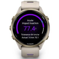 Умные часы Garmin Forerunner 970 47 мм (бежевый/фиолетовый) - Превью изображения №4 — Интернет-магазин ПроЗаказ