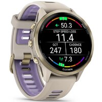 Умные часы Garmin Forerunner 970 47 мм (бежевый/фиолетовый) - Превью изображения №3 — Интернет-магазин ПроЗаказ