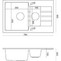 Кухонная мойка Quadron HCQP57850BEZP - Превью изображения №6 — Интернет-магазин ПроЗаказ