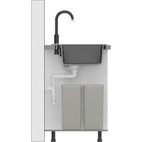Кухонная мойка Quadron HCQP57850BEZP - Превью изображения №4 — Интернет-магазин ПроЗаказ