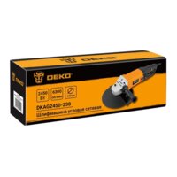 Угловая шлифмашина Deko DKAG2450-230 - Превью изображения №4 — Интернет-магазин ПроЗаказ
