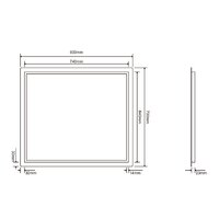  Roxen Зеркало Pure 510175-80 80х70 - Превью изображения №10 — Интернет-магазин ПроЗаказ