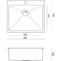 Кухонная мойка Quadron Hb7910Pvdbsc1 - Превью изображения №4 — Интернет-магазин ПроЗаказ
