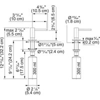 Дозатор для моющего средства Franke Active SM 119.0547.906 - Превью изображения №6 — Интернет-магазин ПроЗаказ