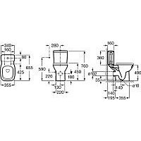 Унитаз напольный Roca Debba 734299700Y - Превью изображения №3 — Интернет-магазин ПроЗаказ