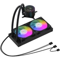 Система жидкостного охлаждения для процессора Coolleo Ice Fairy Dig 240 Lite (черный) - Превью изображения №3 — Интернет-магазин ПроЗаказ