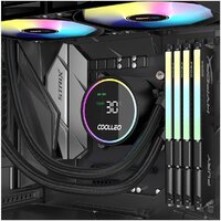 Система жидкостного охлаждения для процессора Coolleo Ice Fairy Dig 240 Lite (черный) - Превью изображения №4 — Интернет-магазин ПроЗаказ