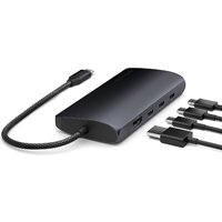 Док-станция Satechi USB-C Multiport Adapter 8K With Ethernet V3 ST-P8KED (черный) - Превью изображения №5 — Интернет-магазин ПроЗаказ