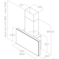 Кухонная вытяжка Elica Plat BL/F/55 PRF0164946 - Превью изображения №6 — Интернет-магазин ПроЗаказ