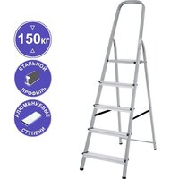 Лестница-стремянка Новая высота NV 113 комбинированная 5 ступеней - Превью изображения №1 — Интернет-магазин ПроЗаказ