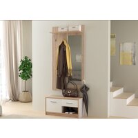 Тумба Империал Стелс 1д1ящ (дуб сонома-белый) - Превью изображения №2 — Интернет-магазин ПроЗаказ