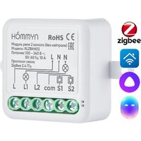 Реле Hommyn zigbee 2 канала RLZBNN02 (без нейтрали) - Превью изображения №12 — Интернет-магазин ПроЗаказ