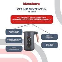 Электрический чайник Klausberg KB-7892 - Превью изображения №7 — Интернет-магазин ПроЗаказ