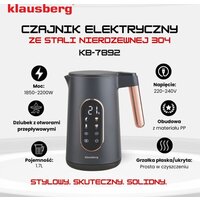 Электрический чайник Klausberg KB-7892 - Превью изображения №2 — Интернет-магазин ПроЗаказ