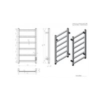 Полотенцесушитель Двин J plaza neo 80/40 (полированный) - Превью изображения №6 — Интернет-магазин ПроЗаказ