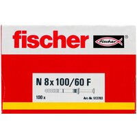 Дюбель-гвоздь Fischer N 8 x 100/60 F 513703 (100 шт) - Превью изображения №4 — Интернет-магазин ПроЗаказ