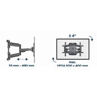 Кронштейн для телевизора Gembird WM-75ST-02 - Превью изображения №6 — Интернет-магазин ПроЗаказ