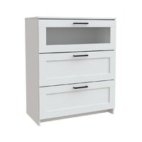 Mio Tesoro Нави 3 ящика 2.15.02.020.1 (белый, со стеклом)