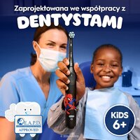 Электрическая зубная щетка Oral-B iO Kids Marvel Spiderman с футляром (черный) - Превью изображения №3 — Интернет-магазин ПроЗаказ