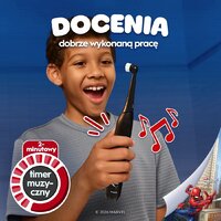 Электрическая зубная щетка Oral-B iO Kids Marvel Spiderman с футляром (черный) - Превью изображения №4 — Интернет-магазин ПроЗаказ