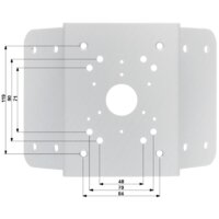 Крепление для камер видеонаблюдения Dahua DH-PFA151 - Превью изображения №3 — Интернет-магазин ПроЗаказ