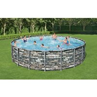 Каркасный бассейн Bestway Power Steel Камень 56883 (610x132) - Превью изображения №7 — Интернет-магазин ПроЗаказ