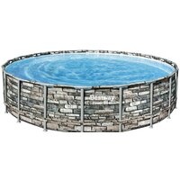 Каркасный бассейн Bestway Power Steel Камень 56883 (610x132) - Превью изображения №2 — Интернет-магазин ПроЗаказ