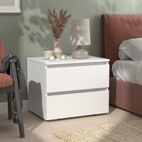 Тумба Кортекс-мебель Бари 60 2ш (белый/белый/белый) - Превью изображения №3 — Интернет-магазин ПроЗаказ