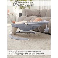 Шезлонг Amarobaby Teddy Swing AB24-22TED/11 (серый) - Превью изображения №17 — Интернет-магазин ПроЗаказ