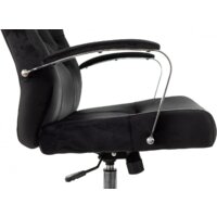 Офисное кресло Бюрократ T-9928SL Fabric (черный Italia Black/крестовина металл хром) - Превью изображения №7 — Интернет-магазин ПроЗаказ