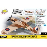 Конструктор Cobi Historical Collection WWII Hawker Hurricane Mk.I - Превью изображения №4 — Интернет-магазин ПроЗаказ