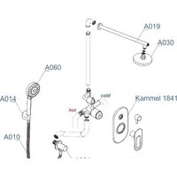 Душевая система  Wasserkraft A16830 - Превью изображения №7 — Интернет-магазин ПроЗаказ