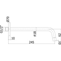 Излив Paffoni Light ZBOC046NO - Превью изображения №2 — Интернет-магазин ПроЗаказ