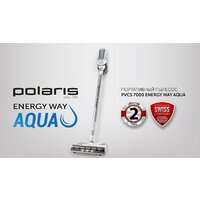 Вертикальный пылесос с влажной уборкой Polaris PVCS 7000 Energy Way Aqua (белый) - Превью изображения №13 — Интернет-магазин ПроЗаказ