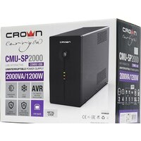 Источник бесперебойного питания CrownMicro CMU-SP2000 Combo USB - Превью изображения №5 — Интернет-магазин ПроЗаказ