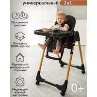 Высокий стульчик Amarobaby Elegant AB23-23EL/09 (черный) - Превью изображения №22 — Интернет-магазин ПроЗаказ