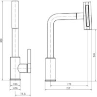 Смеситель Fashun A56131-17 - Превью изображения №5 — Интернет-магазин ПроЗаказ