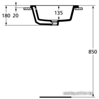 Умывальник Ideal Standard Strada K078001 59.5x44 - Превью изображения №4 — Интернет-магазин ПроЗаказ
