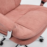 Офисное кресло TetChair Softy LUX (флок, розовый) - Превью изображения №16 — Интернет-магазин ПроЗаказ