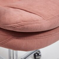 Офисное кресло TetChair Softy LUX (флок, розовый) - Превью изображения №11 — Интернет-магазин ПроЗаказ