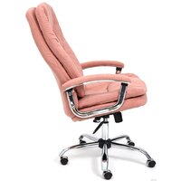 Офисное кресло TetChair Softy LUX (флок, розовый) - Превью изображения №8 — Интернет-магазин ПроЗаказ