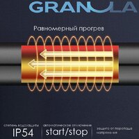 Полотенцесушитель Granula Квадро Сплит 50х80 (терморегулятор с таймером белый) - Превью изображения №3 — Интернет-магазин ПроЗаказ
