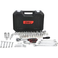 Универсальный набор инструментов Deli EDQ45082 (82 предмета) - Превью изображения №2 — Интернет-магазин ПроЗаказ