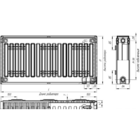 Стальной панельный радиатор Лидея ЛУ 21-508 500x800 - Превью изображения №5 — Интернет-магазин ПроЗаказ