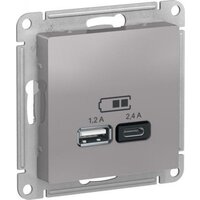 Розетка USB Schneider Electric AtlasDesign ATN000339 - Превью изображения №2 — Интернет-магазин ПроЗаказ