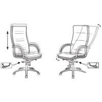 Офисное кресло Бюрократ T-9927SL (черный) - Превью изображения №6 — Интернет-магазин ПроЗаказ