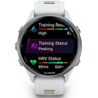 Умные часы Garmin Forerunner 970 47 мм (белый/зеленый) - Превью изображения №2 — Интернет-магазин ПроЗаказ